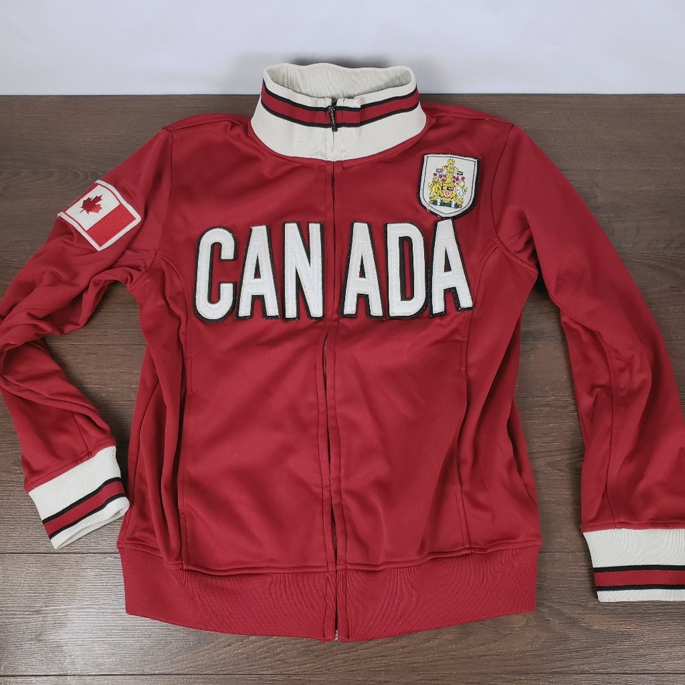 True North CANADA Kalson Track Jacket Sz Small Red